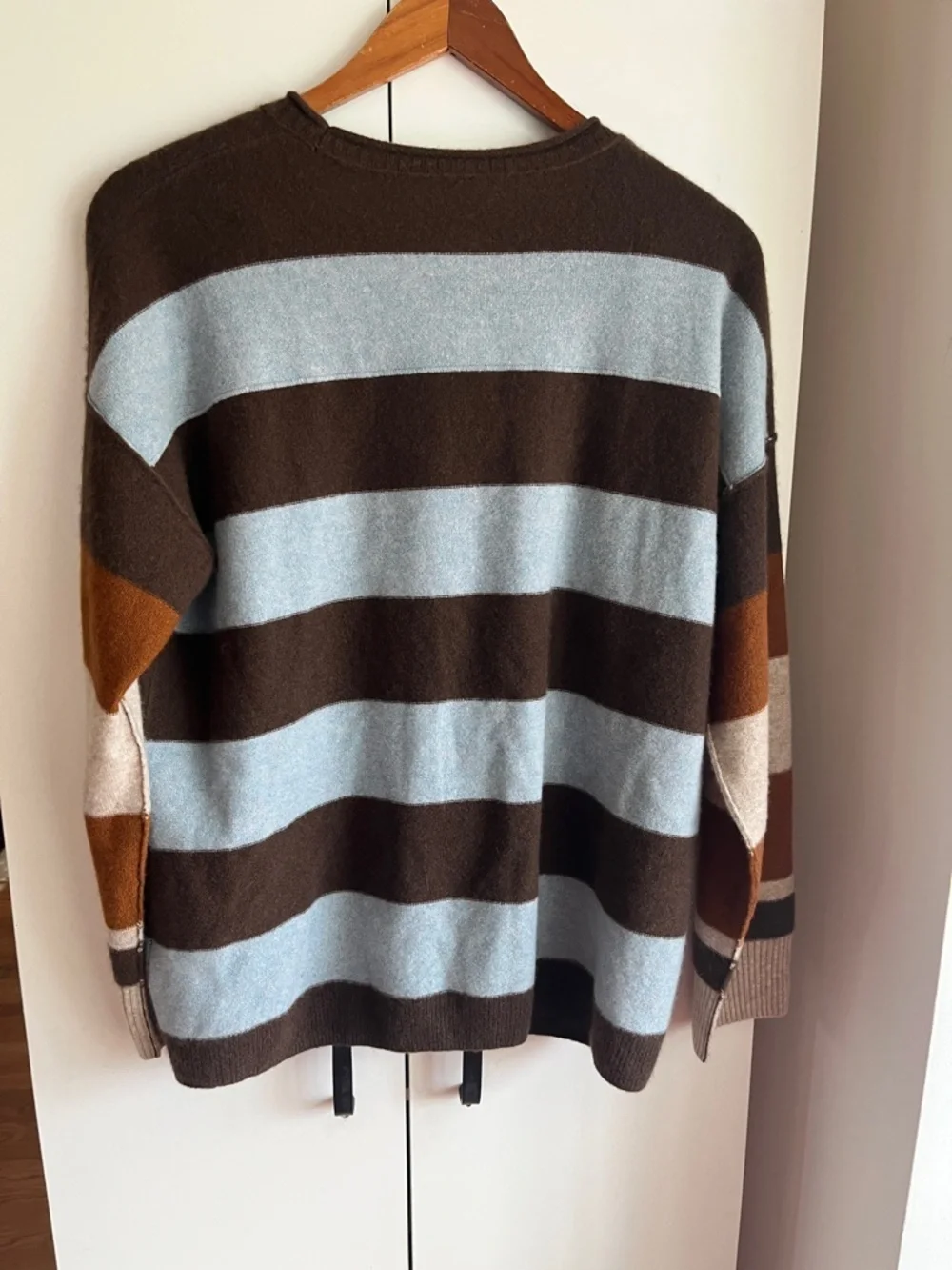 Free People Addie Stripe Cashmere Pullover Size Small NWT